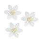 Flower Iron-On Gem Motifs 3 Pack  image number 1