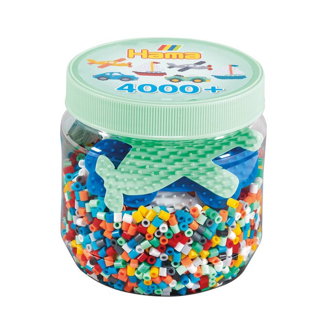 Hama Transport Beads and Pegboards Tub Hobbycraft