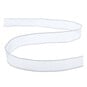 White Wire Edge Organza Ribbon 25mm x 3m image number 1