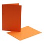 Orange Cards and Envelopes A6 6 Pack image number 1