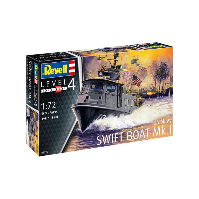 Revell US Navy Swift Boat Mk.I Model Kit 1:72 image number 1