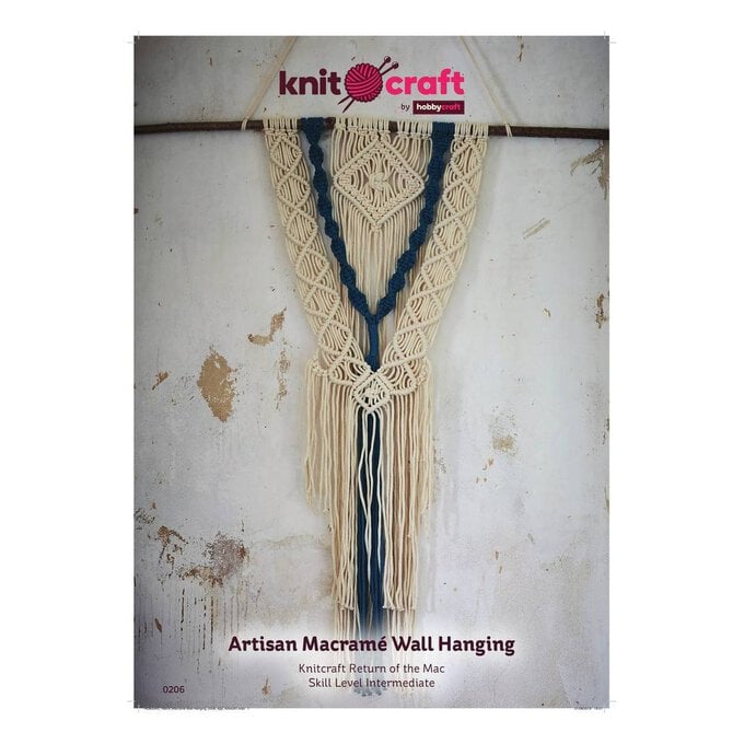 Knitcraft Artisan Macrame Wall Hanging Digital Pattern 0206