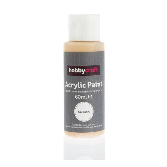 Salmon Acrylic Craft Paint 60ml image number 1