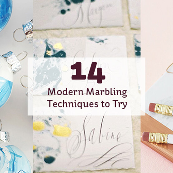14 Modern Marbling Techniques to Try image number 1