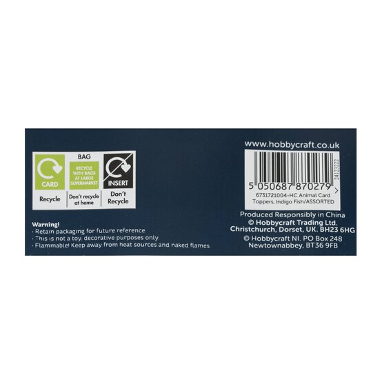 Indigo Fish Card Toppers 8 Pack image number 5