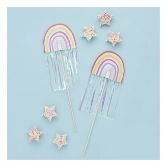 Enchanted Rainbow Wands 5 Pack 