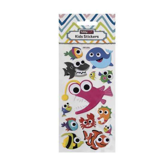 Marine Life Puffy Stickers image number 3