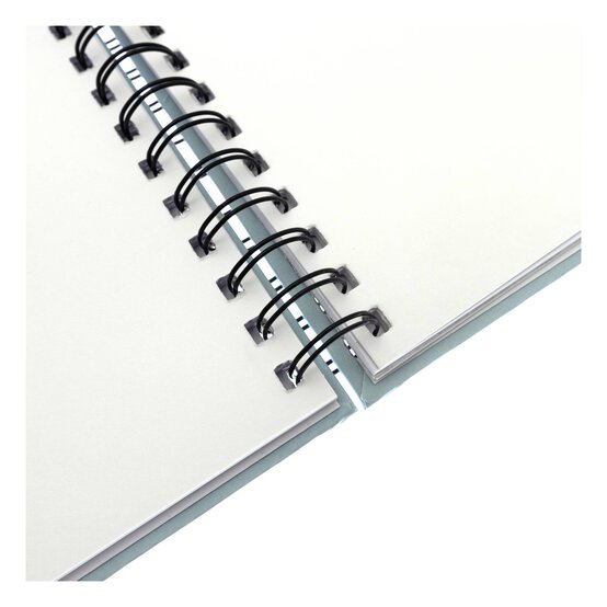 Spiral Bound Pastel Blue Scrapbook 12 x 12 Inches image number 4