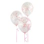 Assorted Neon Confetti Balloons 6 Pack image number 1