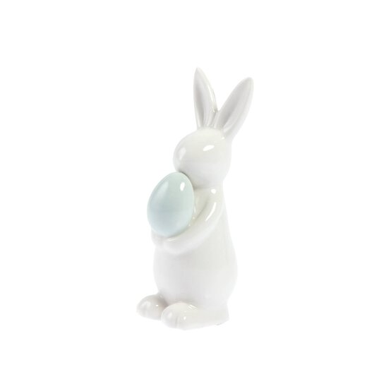 Glazed Ceramic Bunny with Egg 12.5cm image number 1