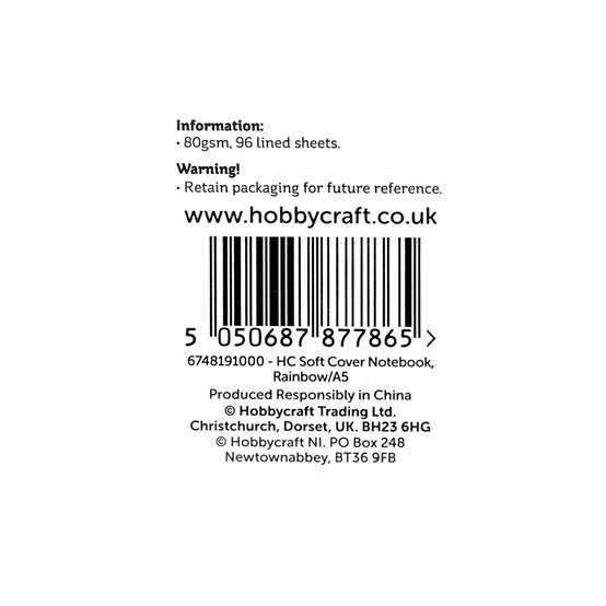 Rainbow Soft Cover Notebook A5 image number 6