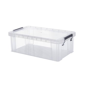 Whitefurze Allstore 5.8 Litre Clear Storage Box
