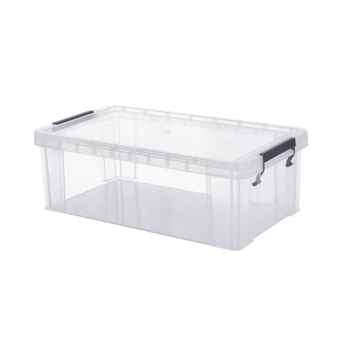 Whitefurze Allstore 5.8 Litre Clear Storage Box image number 1