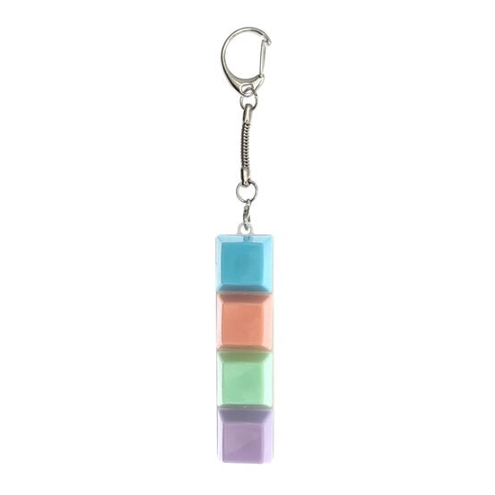 Pastel Long Keyboard Fidget Keyring image number 1