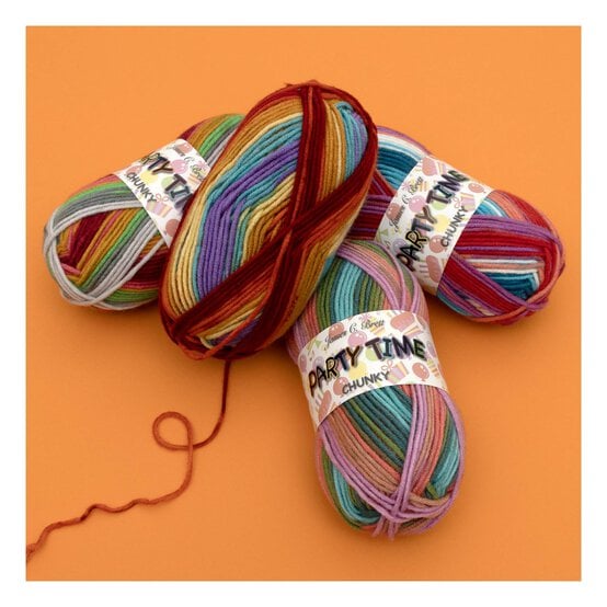 James C Brett Minerals Party Time Chunky Yarn 100g image number 4