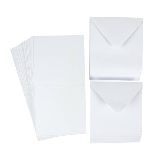White Cards 5 x 5 Inches 100 Pack image number 3