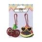 Melon and Cherry Keychains 2 Pack image number 4