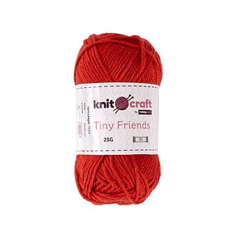 Knitcraft Red Tiny Friends Yarn 25g