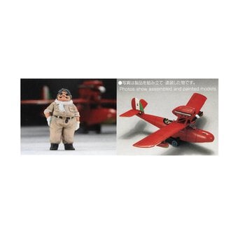 Porco Rosso Savoia S.21F with Figure Model Kit 1:72