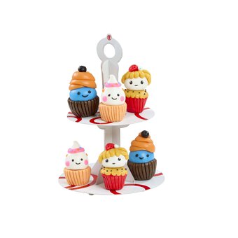 Plasticine Make a Scene Cupcake Stand Set