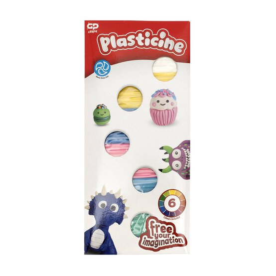 Plasticine Assorted BaSix Set 6 Pack image number 1