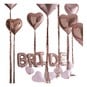 Ginger Ray Rose Gold Bride and Heart Balloons Kit image number 1