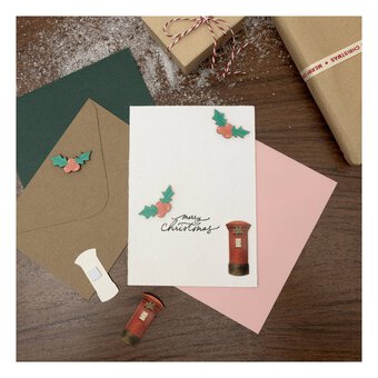 Christmas Post Box Card Toppers 4 Pack 