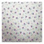 Lilac and White Floral Polycotton Fabric by the Metre image number 2
