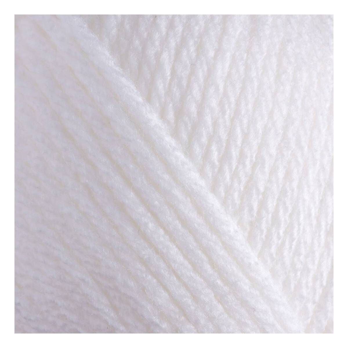 Hayfield White Bonus Chunky Yarn 100g (961) Hobbycraft