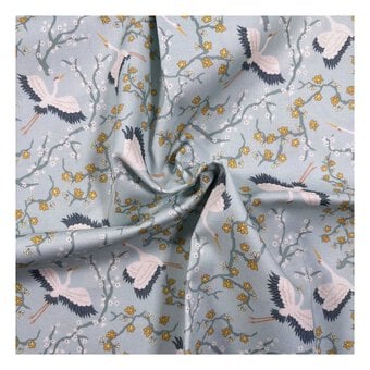 Skyborne Grace Sky Song Cotton Fabric by the Metre
