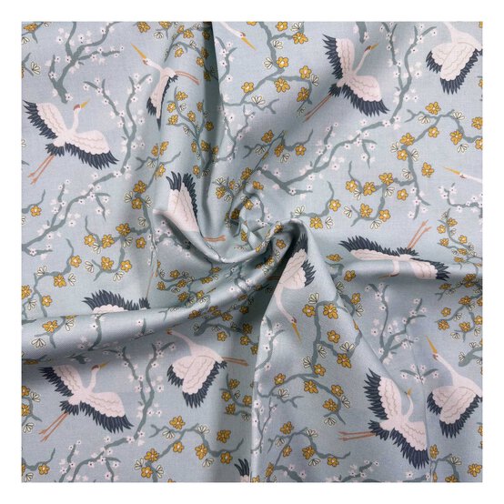 Skyborne Grace Sky Song Cotton Fabric by the Metre image number 1