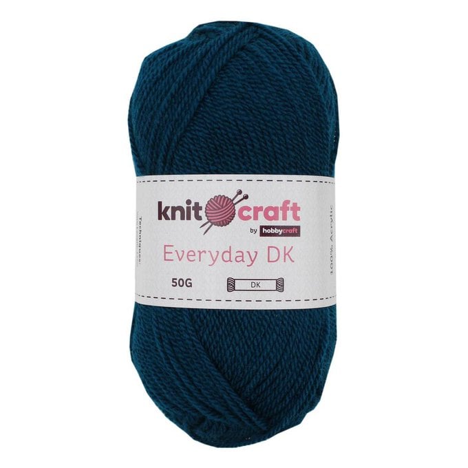 Knitcraft Teal Everyday DK Yarn 50g image number 1