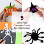 5 Easy Pipe Cleaner Crafts for Halloween image number 1