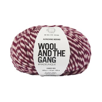 Wool and the Gang Cameo Red Alpachino Merino Twist 100g 