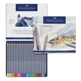 Faber-Castell Goldfaber Aqua Watercolour Pencils 24 Pack