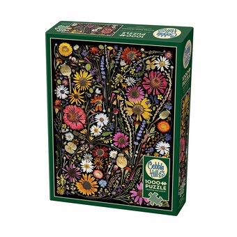 Cobble Hill Flower Press Happiness Jigsaw Puzzle 1000 Pieces