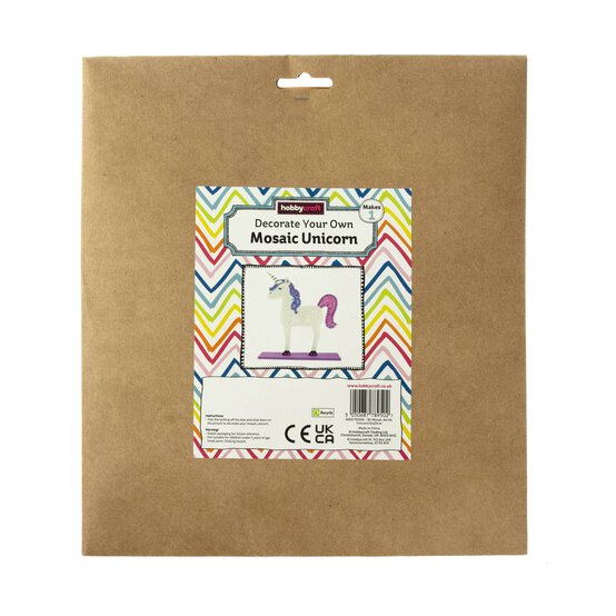 Decorate Your Own 3D Mosaic Unicorn image number 3