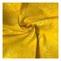 Yellow Cotton Textured Leaf Blender Fabric by the Metre image number 1