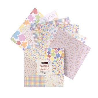 Playful Pastels Paper Pad 6 x 6 Inches 18 Pack