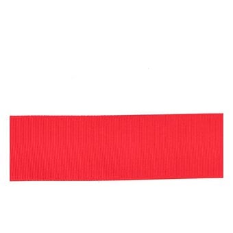 Red Grosgrain Ribbon 38mm x 5m image number 2