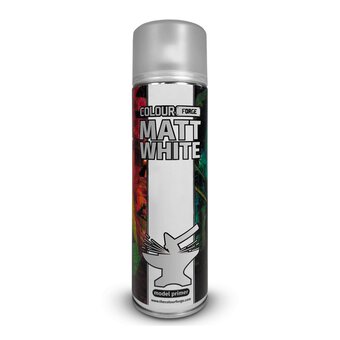 Colour Forge Matt White Spray Primer 500ml 