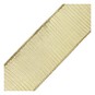 Gold Pleat Wire Edge Printed Ribbon 63mm x 3m image number 3
