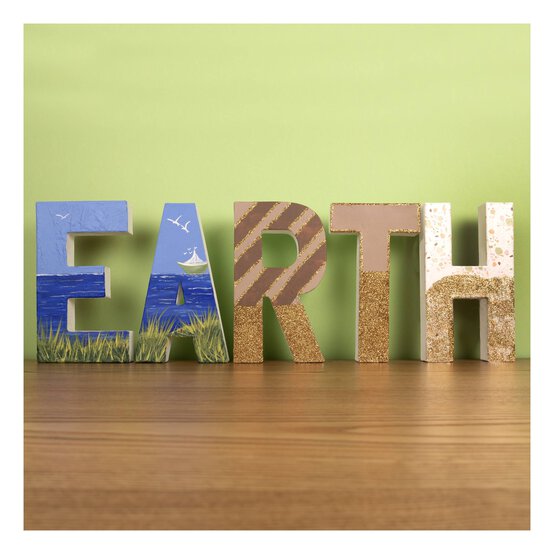 Mache Letter A 20cm image number 3