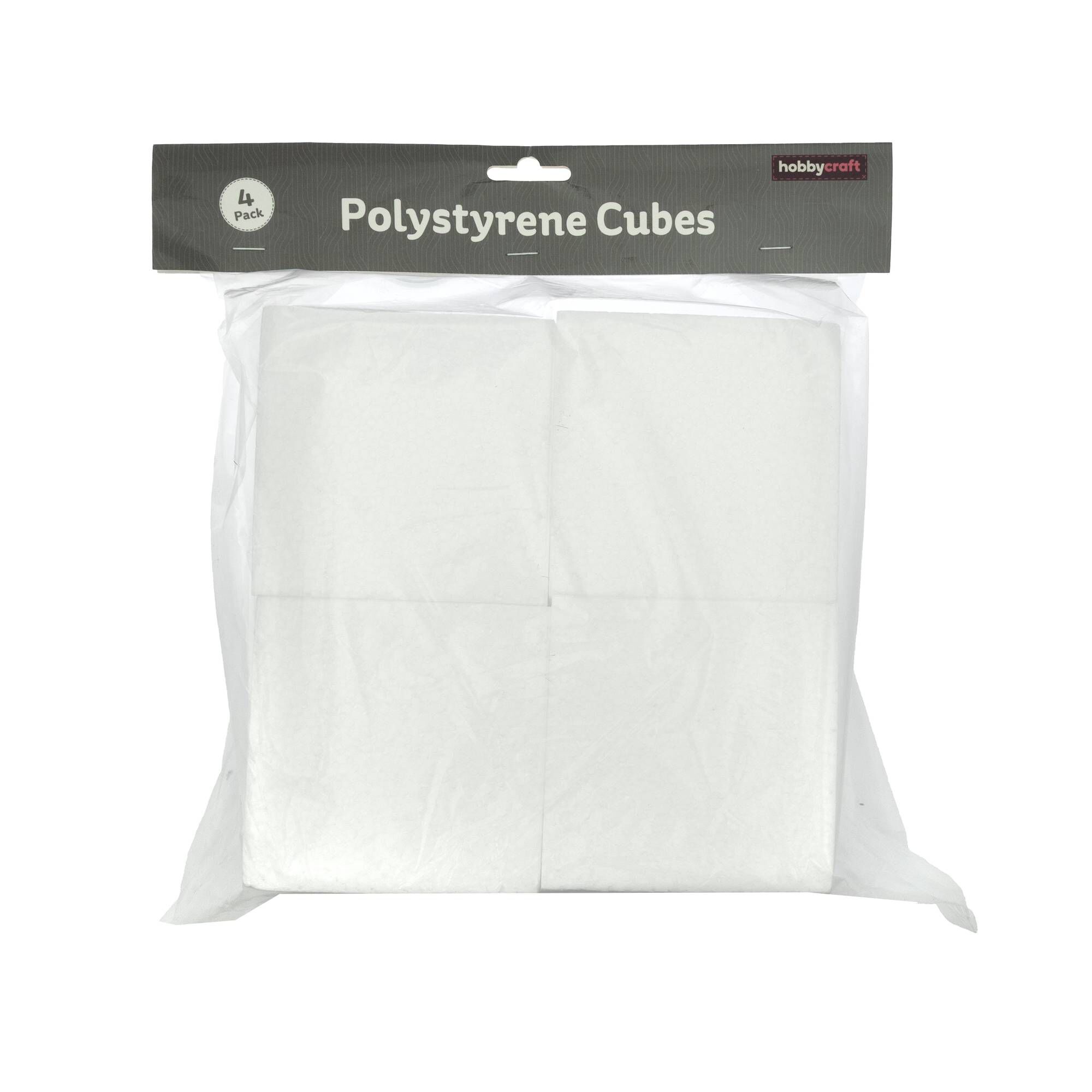 Polystyrene Cubes 10cm 4 Pack | Hobbycraft