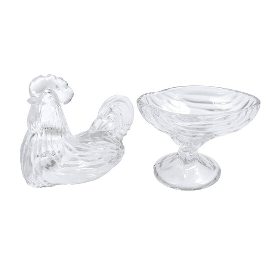 Hen Glass Storage Jar 22cm image number 3