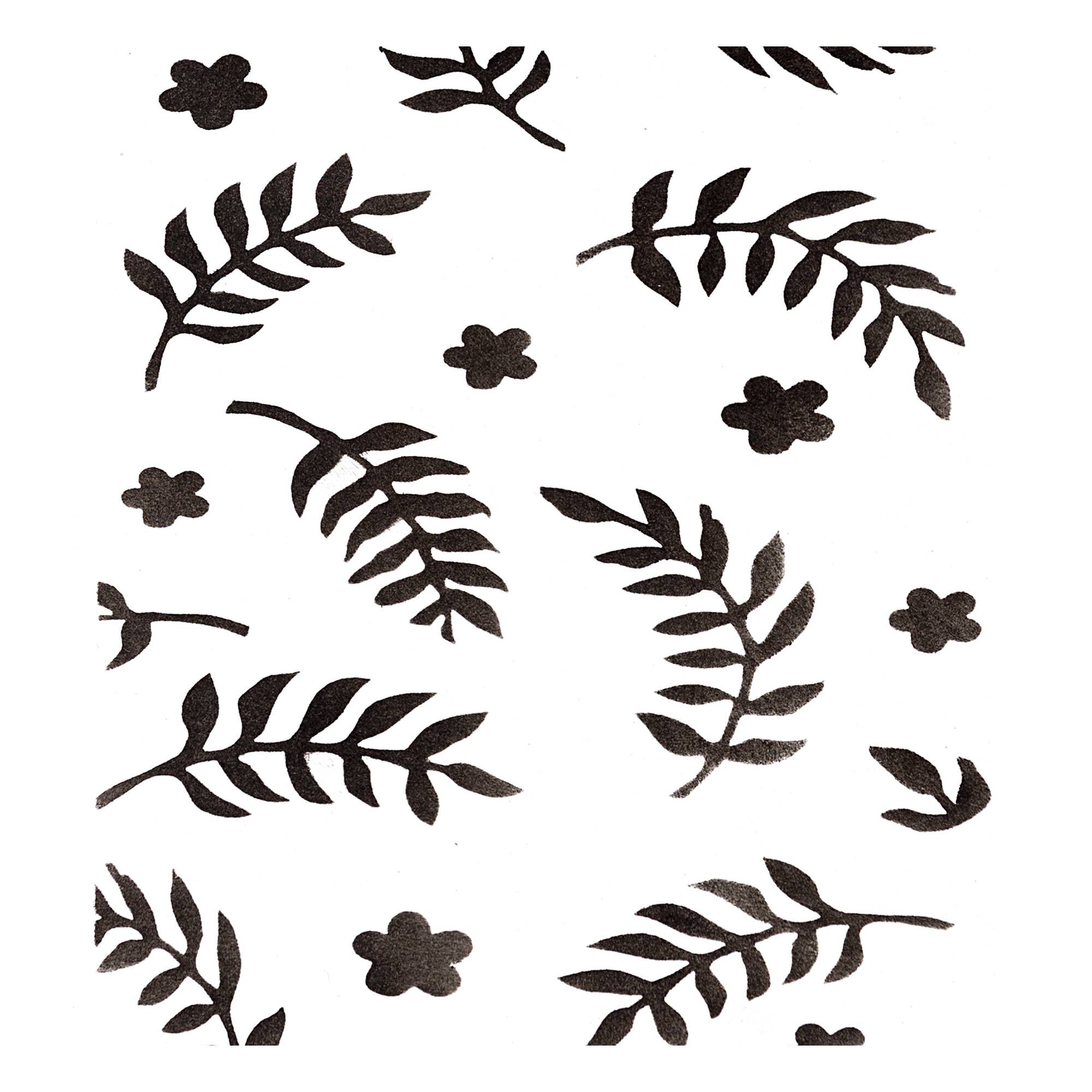 Flower Leaf Stencil 25cm x 25cm | Hobbycraft