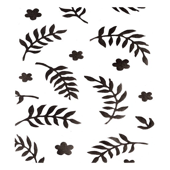 Flower Leaf Stencil 25cm x 25cm image number 2