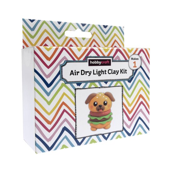 Burger Pup Air Dry Light Clay Kit image number 1