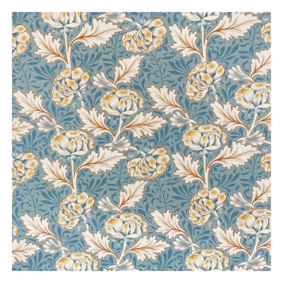 William Morris Peony Miniature Cotton Fabric by the Metre image number 2