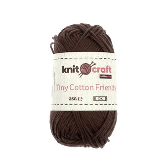Knitcraft Chocolate Tiny Cotton Friends Yarn 25g